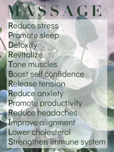 Massage Benefits